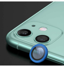 Apple Iphone 11 Uyumlu Kamera Koruyucu Lens MAVİ