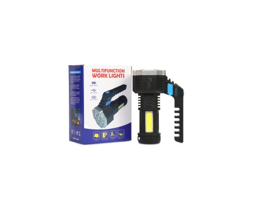 Ps-3879 Usb şarj Göstergeli şarj Edilebilir 7*xpe +cob Led El Feneri