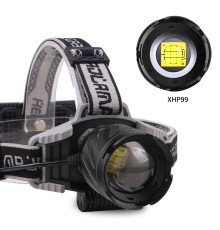 Ps-2099 Profesyonel Xhp99 Led Zoomlu Usb şarj Edilebilir Kafa Lambası