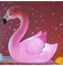 Led Işıklı Flamingo Masa Lambası