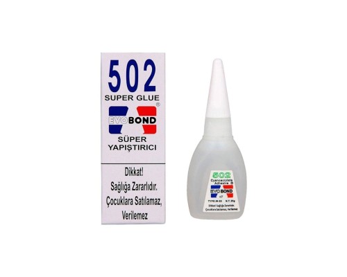 EvoBond 502 Japon Yapıştırıcısı Süper Glue 20 Gr