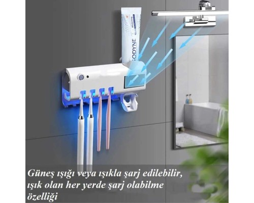 Diş Fırçası Sterilizatörü - Diş Macunu Tutucu Fv568