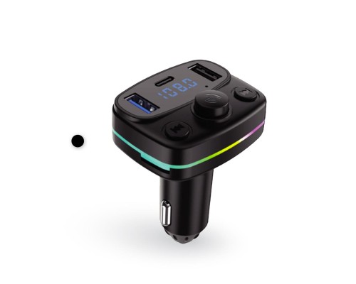 Fm Transmitter Müzik Oynatıcı Kablosuz Bağlantı + Araç şarjı Rgb Type-c Aft10