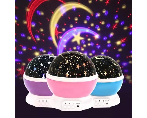 Starmaster Klc-03 3 X Kalem Pilli + 5 Volt Yıldız Yansıtmalı Küre Tip Gece Lambası