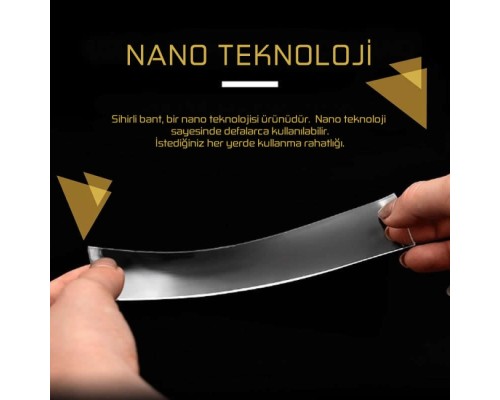 çift Taraflı Nano Teknolojili Süper Güçlü Bant  5 Metre