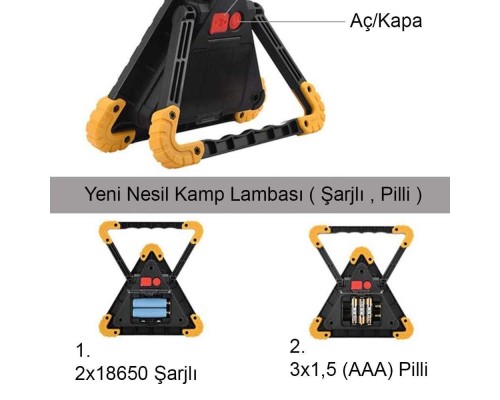 Profesyonel Kamp - Araba Lambası Bm-610