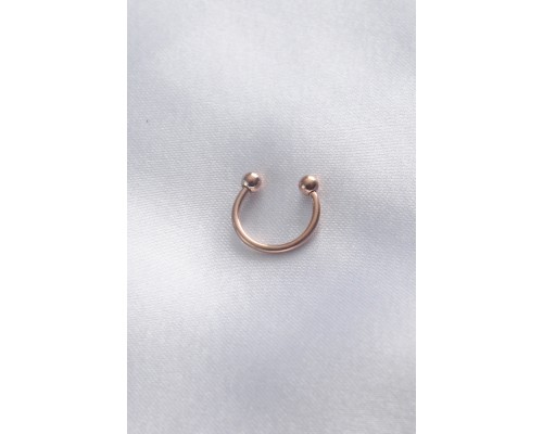 316L Cerrahi Çelik Rose Renk Minimal Toplu Halka Piercing - TJ-PR1115