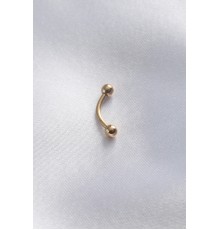 316l Cerrahi çelik Gold Renk Minimal Toplu Banana Piercing - Tj-pr1140