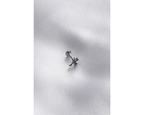 316l Cerrahi çelik Gümüş Renk Tragus Piercing - Tj-pr1154