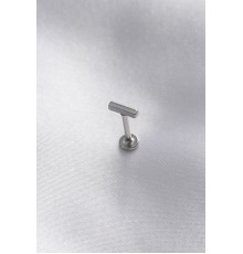 316l Cerrahi çelik Dikdörtgen Gümüş Renk Tragus Piercing - Tj-pr1183