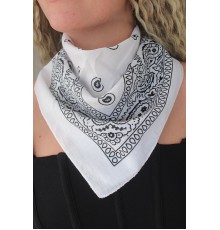 Beyaz Renk Bandana - Tj-bnd1002