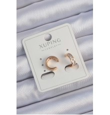 Xuping Rose Renk Zirkon Taş Kaplama Earcuff Küpe - Tj-bkp9426