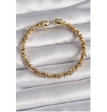 316L Çelik Gold Renk Dorika Model Kadın Bileklik - TJ-BB6459