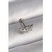 316L Çelik Gümüş Renk Dal Model Zirkon Taş Detaylı Tragus Piercing - TJ-PR1343