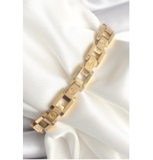 316L Çelik Gold Renk Unisex Bileklik - TJ-BB6497