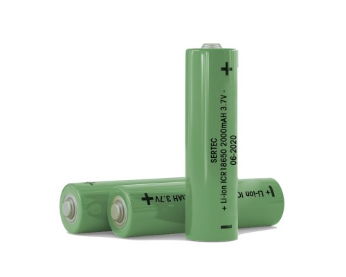 Sertec 18650 Li-ion 3.7 V 2000 Mah şarj Edilebilir Pil