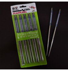 Yemek Yeme çubukları Metal Chopsticks