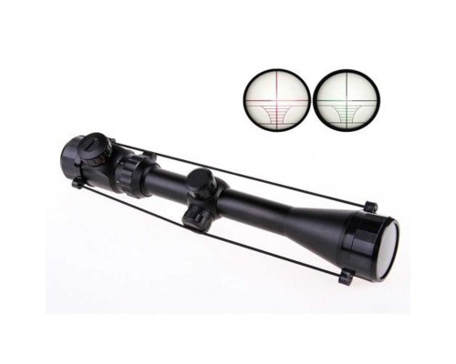 Sp 3-9x40 Zoomlu çıft Işıklı Dürbün Ve Montaj Kelepçeli