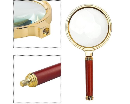 80 Mm 10x Lens Round Magnifier Büyüteç