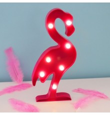 Led Işıklı Flamingo Gece Lambası