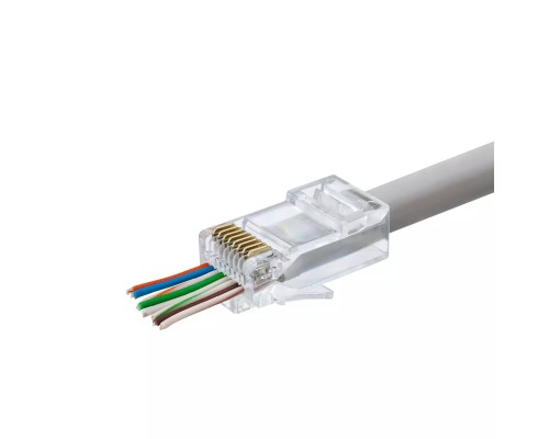 CAT 6 EZ RJ45 Konnektör 100 Lü Paket