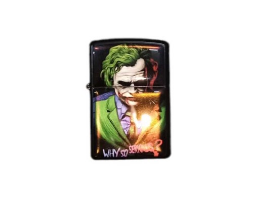 Damla Baskılı Zippo çakmak + Benzin Joker