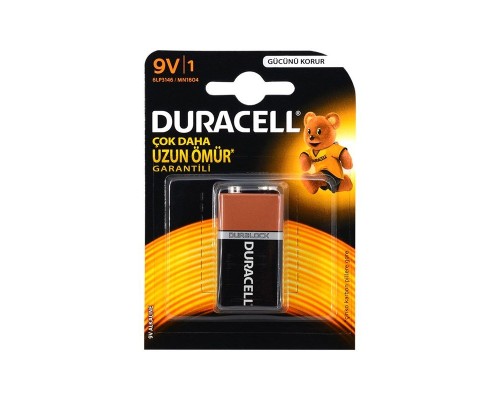 Duracell 9v Alkalin 9 Volt Pil