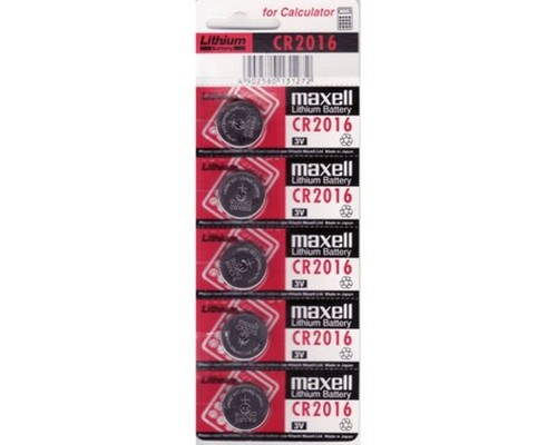 Maxell Cr2016 3v Lityum Düğme Pil 5'li Paket