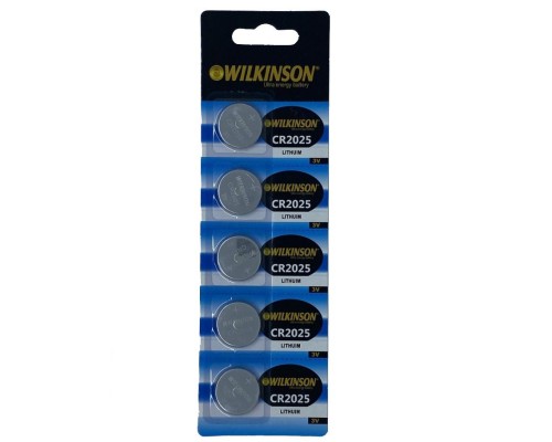 Wilkinson 2025 3v Lityum Düğme Pil 5'li Paket