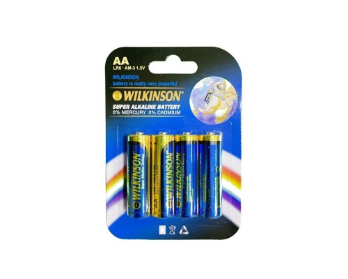 WILKINSON AA LR6 AM-3 4'lü 1.5 V Süper Alkalin Kalem Pil