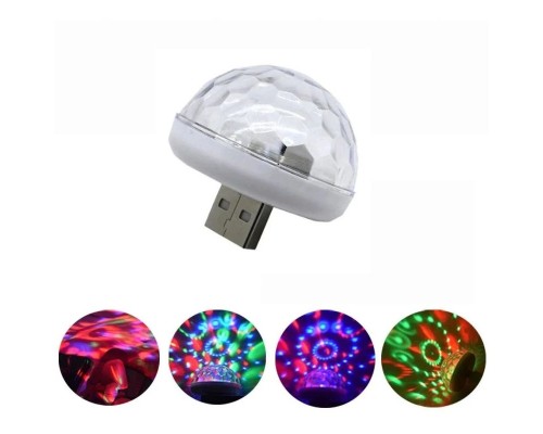 Usb Mini Disko Topu 4w Ledli