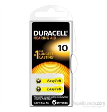 Duracell 10 Numara 6 Lı İşitme Cihazı Pili