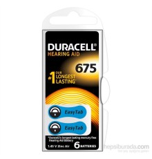 Duracell 675 Numara 6 Lı İşitme Cihazı Pili