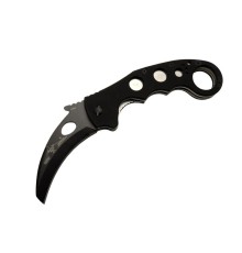 Böker Emerson 0504 Bk Siyah Karambit Kamp çakı 20cm- Manuel, Kemerlikli