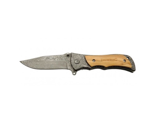 Browning 2-35 çakı Mini Damascus 16 Cm Manuel, Kemerlikli