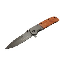 Browning Da 86 Kahverengi Kamp çakı 22,5cm - Yarı Otomatik, Kemerlikli, Ahşap Sap, Kutulu