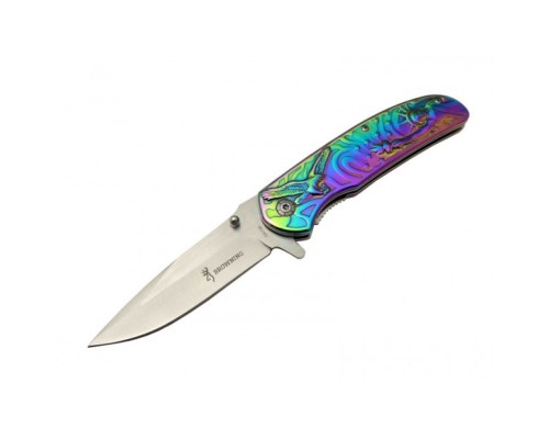 Browning DA137 Rainbow Çakı 22,5 cm Manuel, Kemerlikli