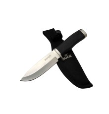 Buck 7-7 Siyah Av / Outdoor Bıçak 22cm - Siyah Sap, Kılıflı