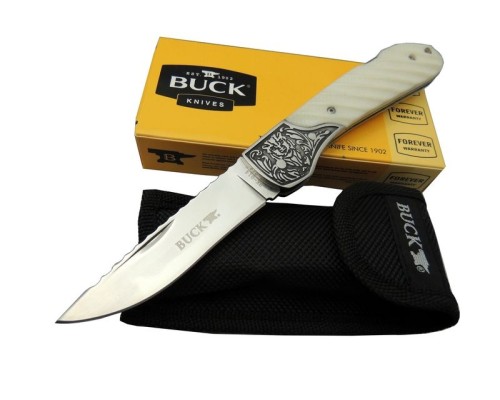 Buck Knives BK-014WY Kamp Çakı 20 cm - Kılıflı, Kutulu