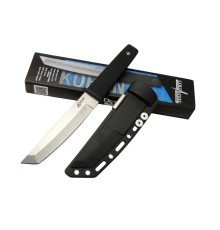 Cold Steel AUS 8A Kobun Tanto Outdoor / Av Bıçağı 25cm - Kılıflı, Kutulu, Siyah Plastik Sap