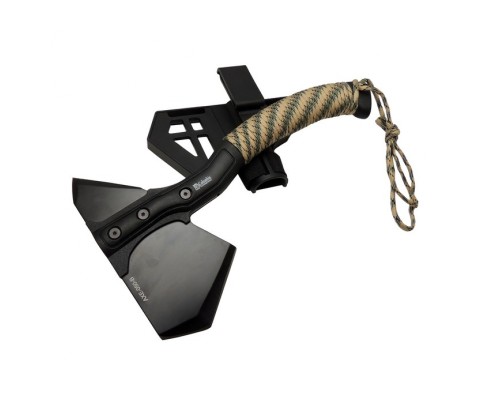 AXE 050B Siyah Kamp / Outdoor Balta 29cm - İpli Sap, Kılıflı