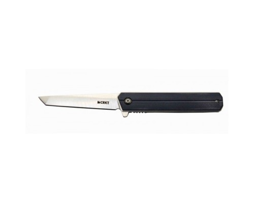 Crkt 15FF Gri Tasian Tanto Çakı 20 cm , Deri Kılıflı