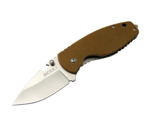 Crkt 3329 Brw Heat Kamp çakı 18cm - Metal Sap, Kılıflı, Açacaklı, Perçinli