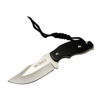 Crkt Civet 2805 Wy Tırtıklı Kamp Bıçak 18 Cm - Plastik Sap, Kılıflı, İpli