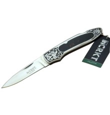 Crkt Cr 0128 Khv Kamp çakı 18 Cm - Metal Desenli Sap, Kılıflı, Kutulu