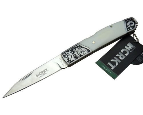 Crkt Cr 0144 Wy Kamp çakı 20 Cm - Sedef Saplı, Kılıflı, Kutulu