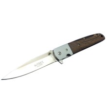 Crkt Cr 0150 Kamp çakı 20,5 Cm - Ahşap Saplı, Yarım Otomatik, Kılıflı, Kutulu