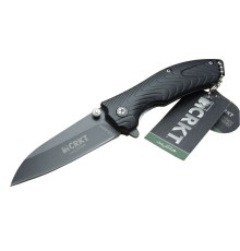 CRKT CR0249-BK Siyah Kamp Çakı 18 cm - Plastik Sap, Otomatik, Kılıflı, Kutulu