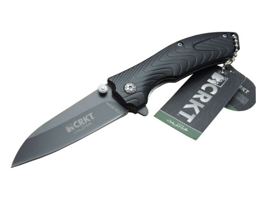 CRKT CR0249-BK Siyah Kamp Çakı 18 cm - Plastik Sap, Otomatik, Kılıflı, Kutulu