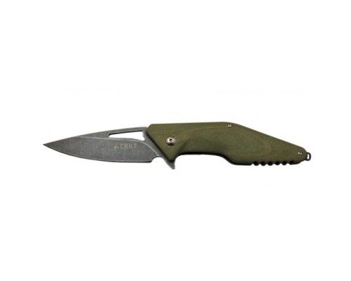 Crkt Dıvısıon 4415 GRN Kamp / Outdoor Çakı 21 cm - Yarı Otomatik, Kemerlikli, Kutulu